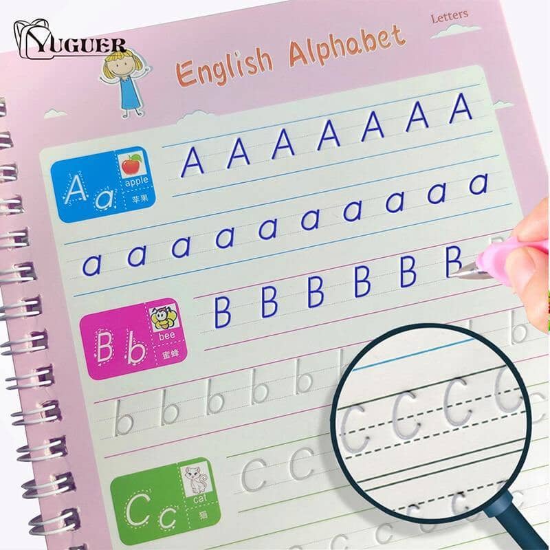 Caderno De Caligrafia Reutilizável - Neonex Store