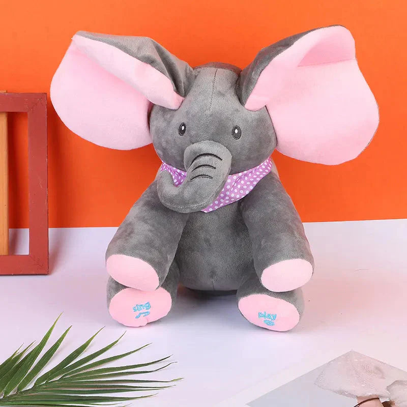 Elefante de Pelúcia que Canta e Interage - Neonex Store