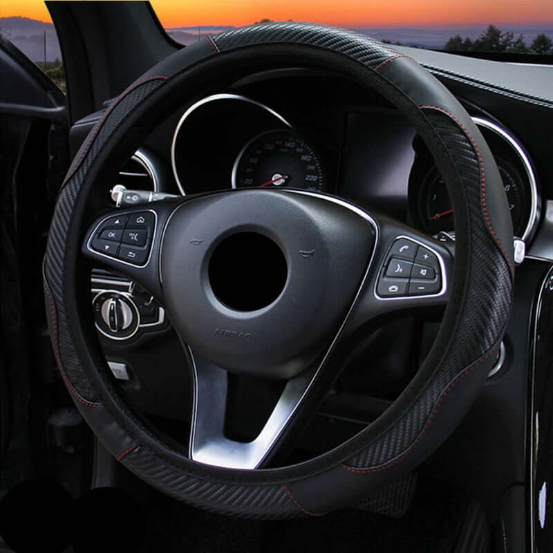 Capa de Volante Universal de Couro para Carro - Neonex Store