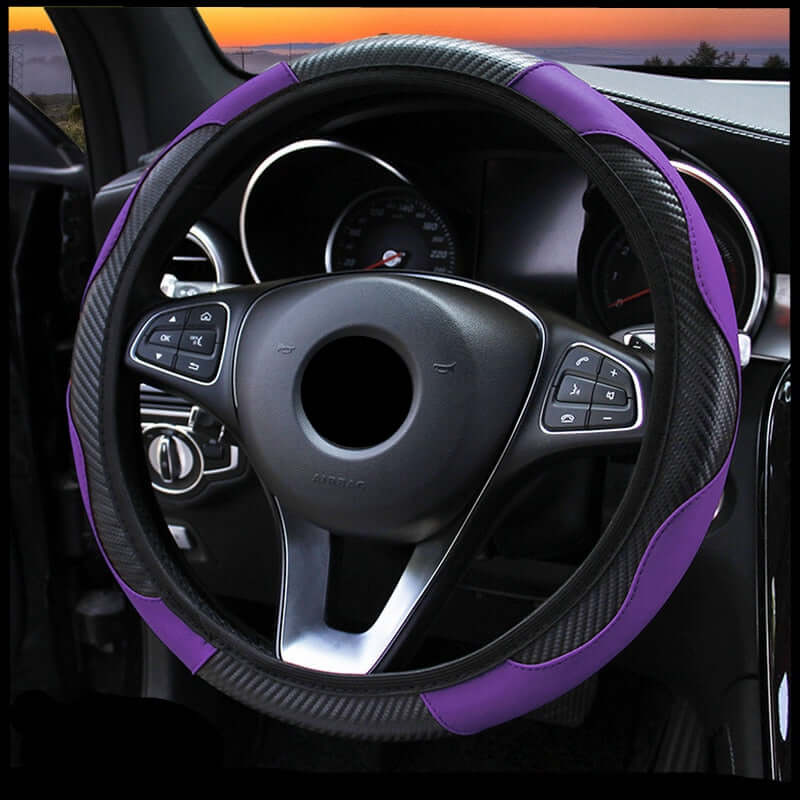 Capa de Volante Universal de Couro para Carro - Neonex Store
