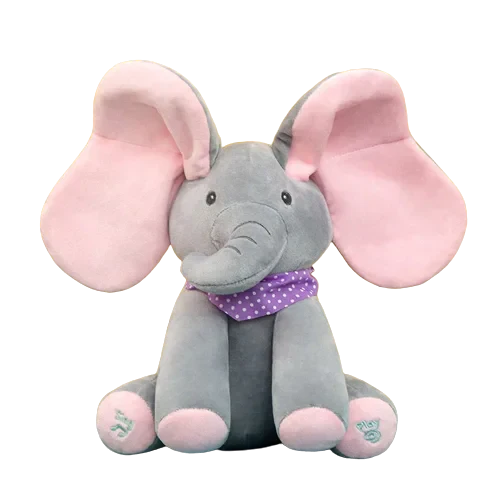 Elefante de Pelúcia que Canta e Interage - Neonex Store
