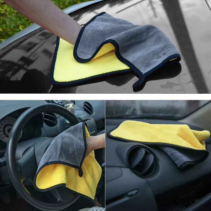 Kit 5 Panos de Microfibra Para Secar Carros - Neonex Store