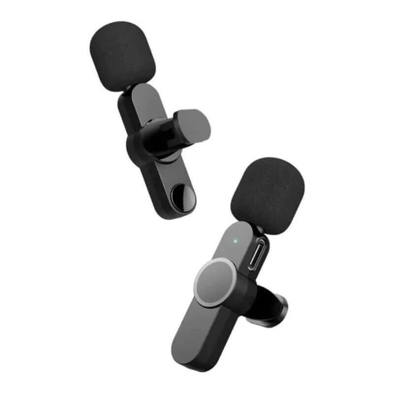 Microfone de Lapela sem Fio - Neonex Store