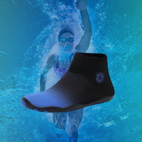Meias de Mergulho Cano Alto Sapatos de Água Descalço Sandália de Natação Masculina Sapato de Praia Aqua Feminino Tênis com Drenagem para Caminhada Fitness Pesca e Yoga - Neonex Store