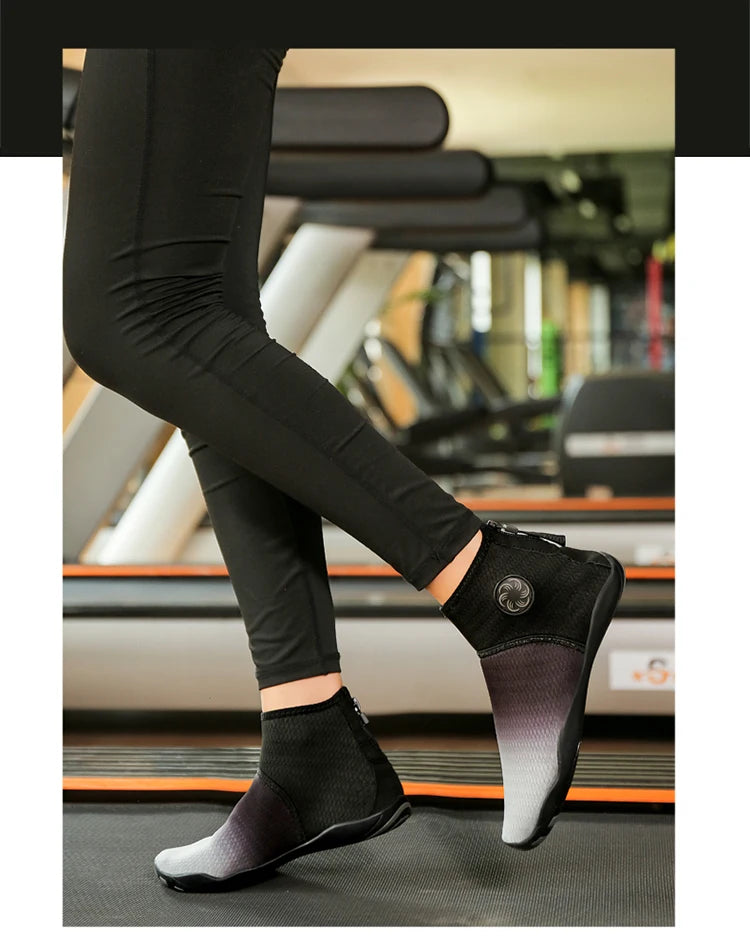 Meias de Mergulho Cano Alto Sapatos de Água Descalço Sandália de Natação Masculina Sapato de Praia Aqua Feminino Tênis com Drenagem para Caminhada Fitness Pesca e Yoga - Neonex Store