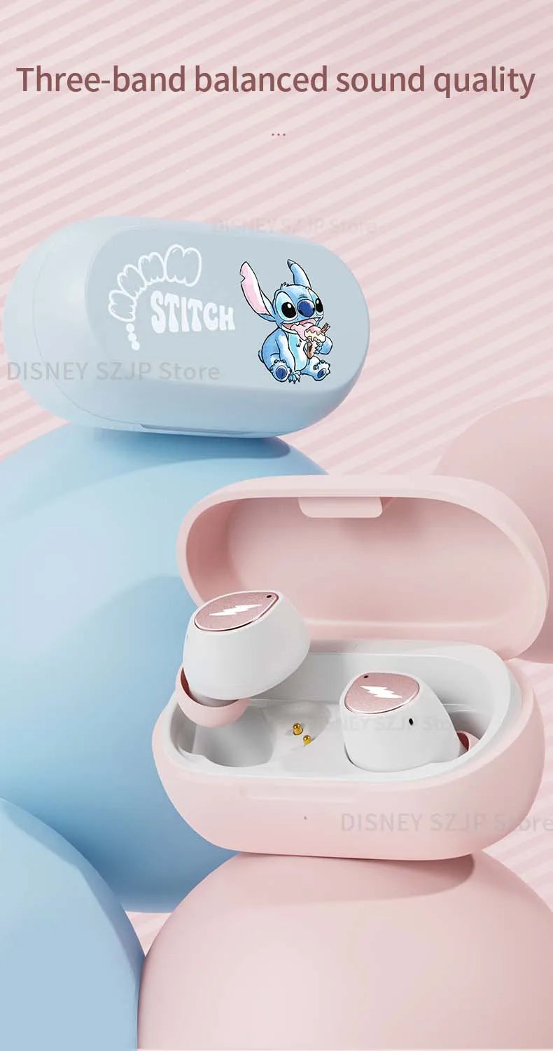 Fones de Ouvido Bluetooth Angel D29 - Tecnologia e Estilo Inspirados em Lilo & Stitch! - Neonex Store