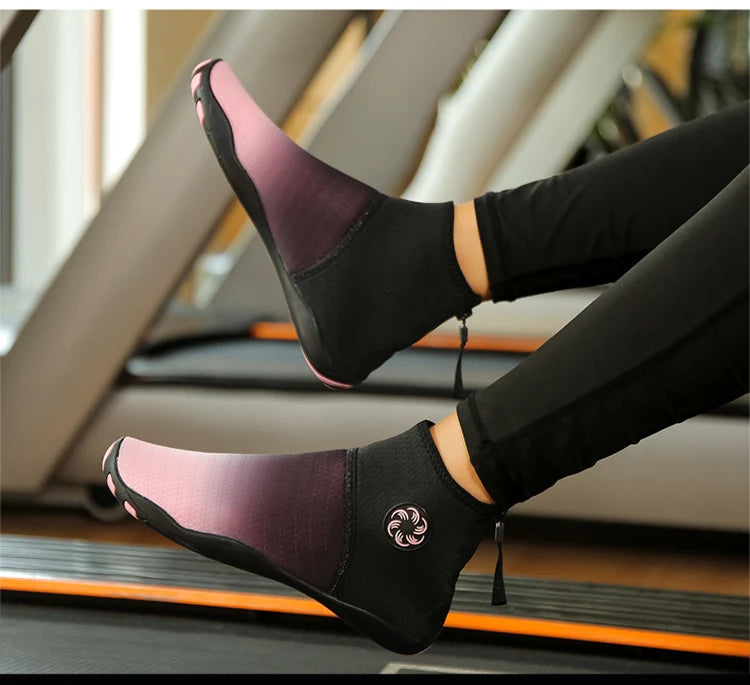 Meias de Mergulho Cano Alto Sapatos de Água Descalço Sandália de Natação Masculina Sapato de Praia Aqua Feminino Tênis com Drenagem para Caminhada Fitness Pesca e Yoga - Neonex Store