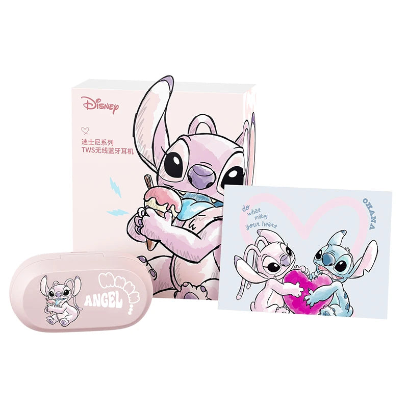Fones de Ouvido Bluetooth Angel D29 - Tecnologia e Estilo Inspirados em Lilo & Stitch! - Neonex Store