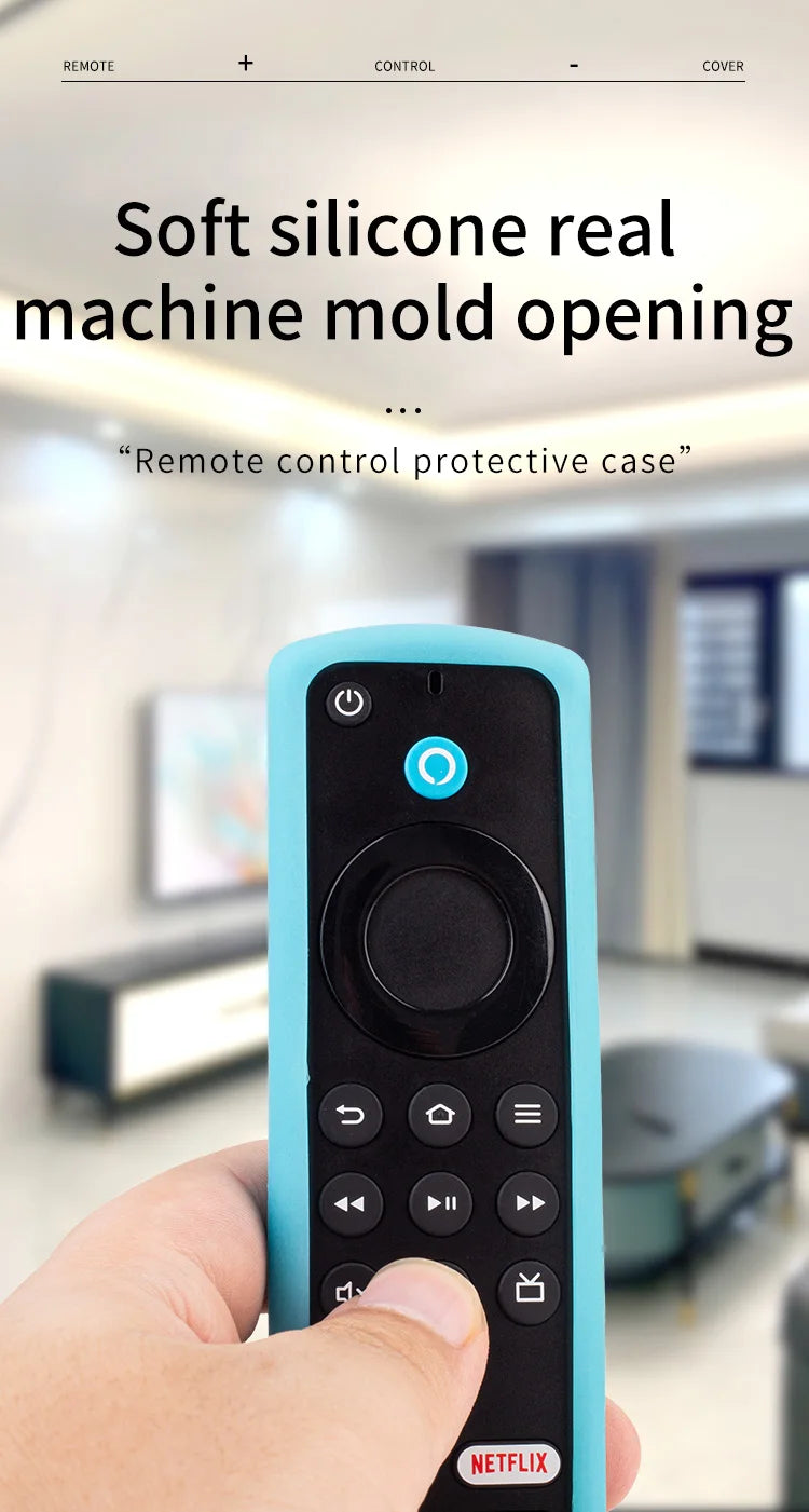 Capa Protetora de Silicone para Controle Amazon Fire TV Stick - Proteção, Estilo e Facilidade! - Neonex Store