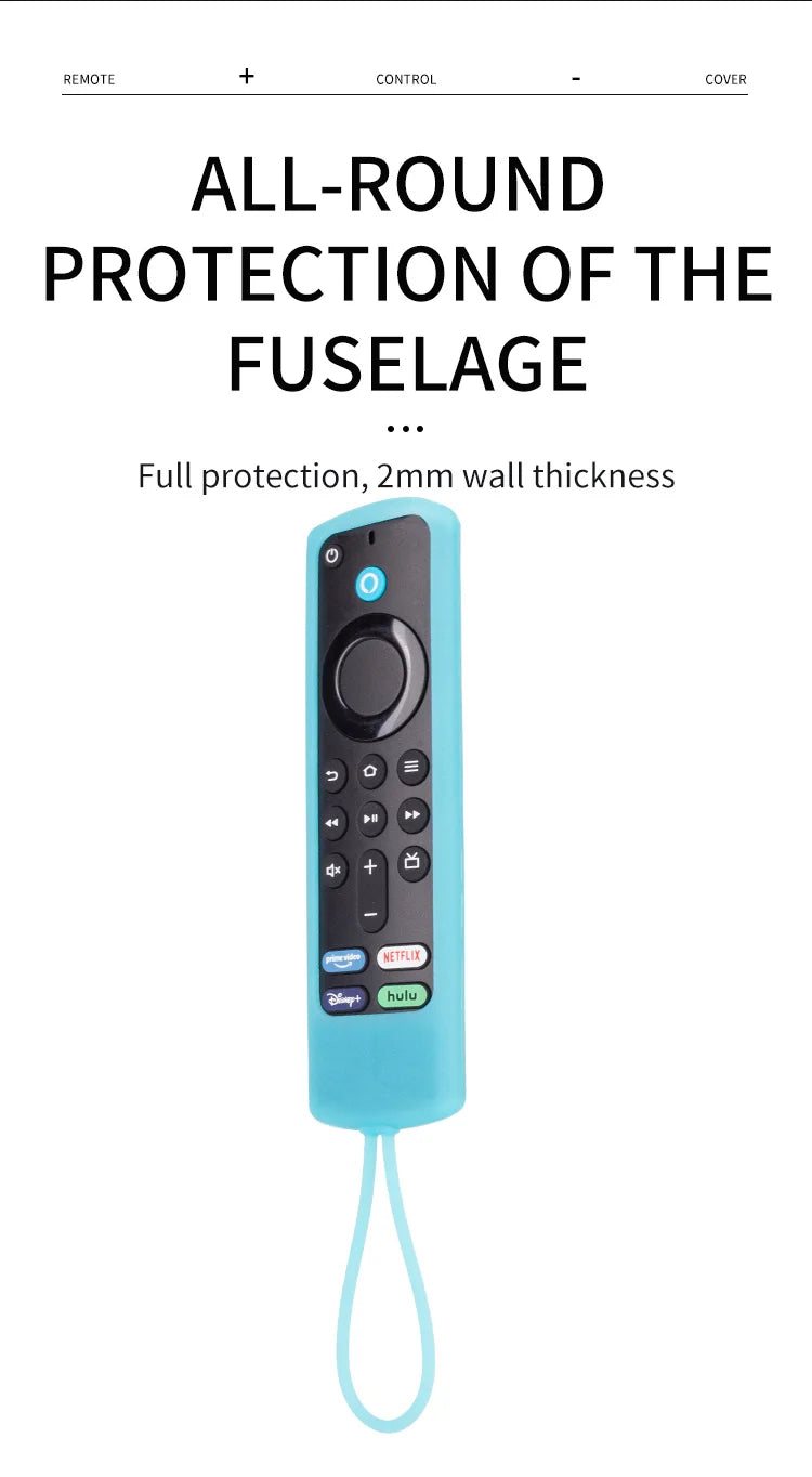 Capa Protetora de Silicone para Controle Amazon Fire TV Stick - Proteção, Estilo e Facilidade! - Neonex Store