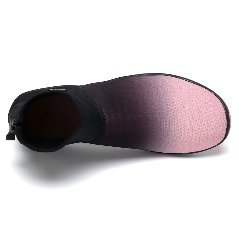 Meias de Mergulho Cano Alto Sapatos de Água Descalço Sandália de Natação Masculina Sapato de Praia Aqua Feminino Tênis com Drenagem para Caminhada Fitness Pesca e Yoga - Neonex Store