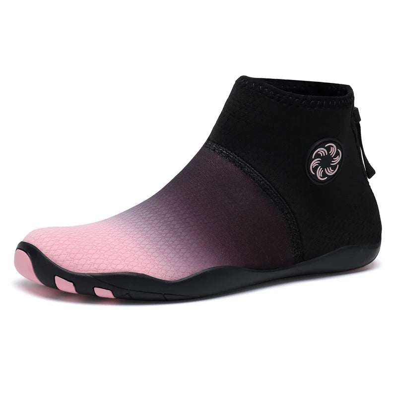 Meias de Mergulho Cano Alto Sapatos de Água Descalço Sandália de Natação Masculina Sapato de Praia Aqua Feminino Tênis com Drenagem para Caminhada Fitness Pesca e Yoga - Neonex Store