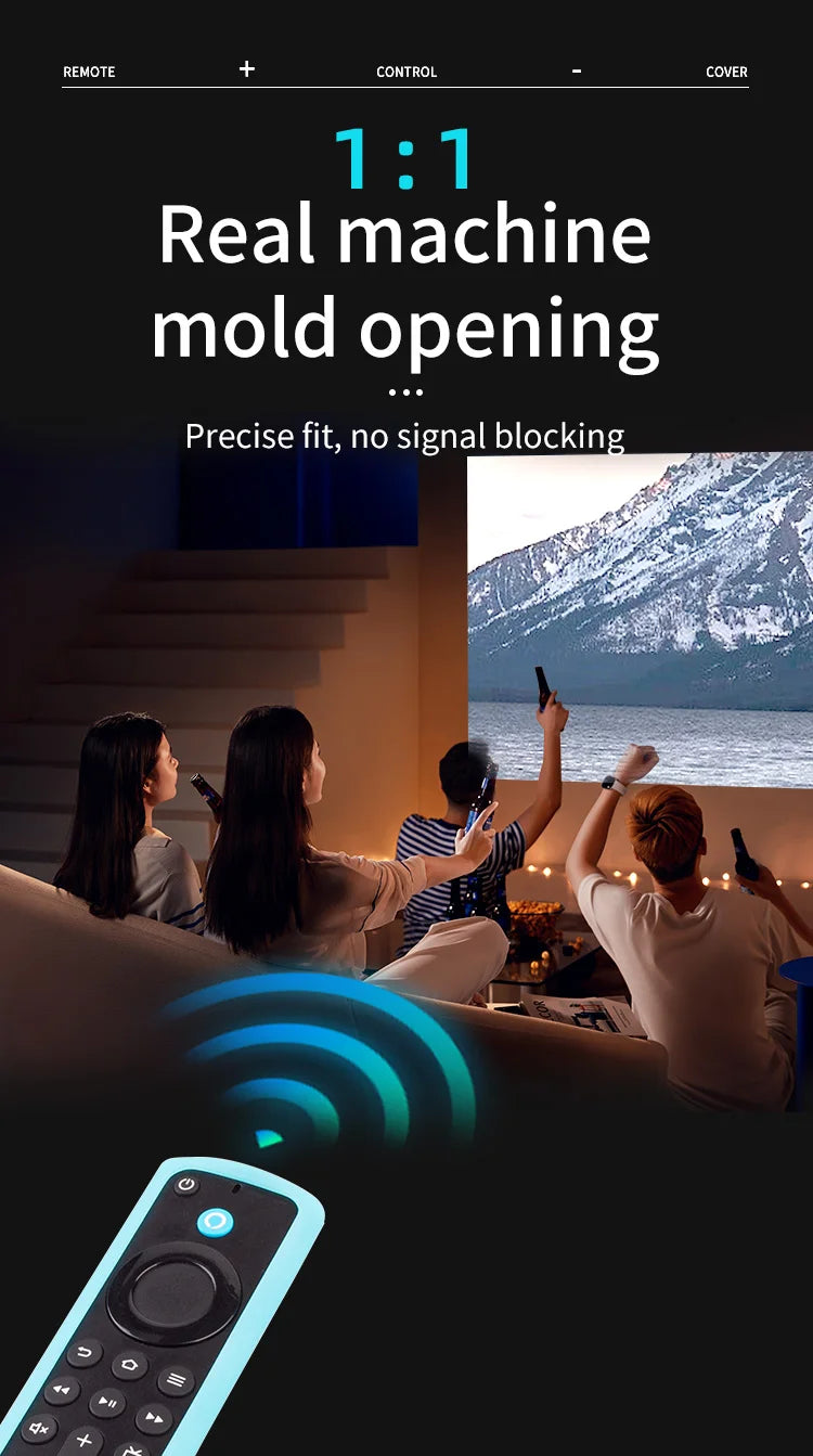 Capa Protetora de Silicone para Controle Amazon Fire TV Stick - Proteção, Estilo e Facilidade! - Neonex Store