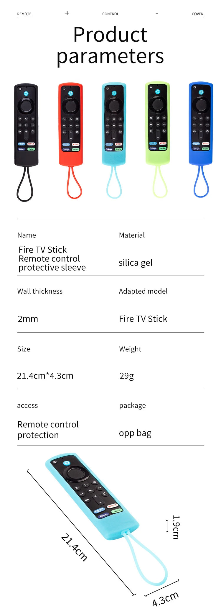 Capa Protetora de Silicone para Controle Amazon Fire TV Stick - Proteção, Estilo e Facilidade! - Neonex Store