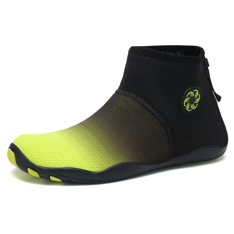Meias de Mergulho Cano Alto Sapatos de Água Descalço Sandália de Natação Masculina Sapato de Praia Aqua Feminino Tênis com Drenagem para Caminhada Fitness Pesca e Yoga - Neonex Store