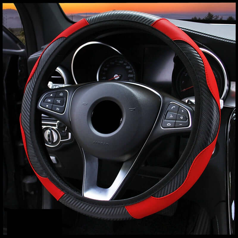 Capa de Volante Universal de Couro para Carro - Neonex Store