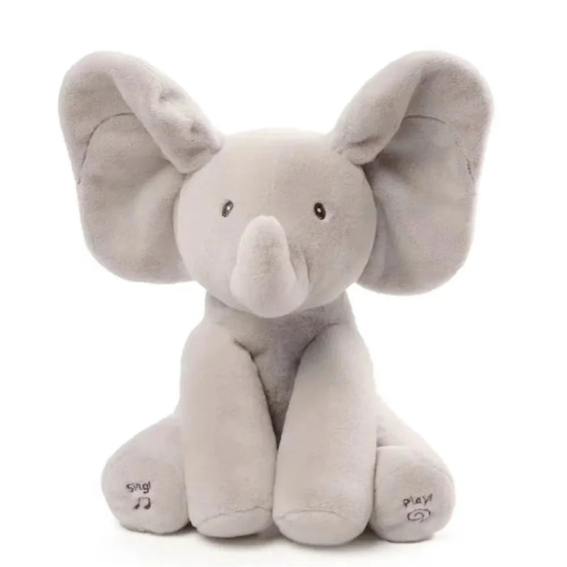Elefante de Pelúcia que Canta e Interage - Neonex Store