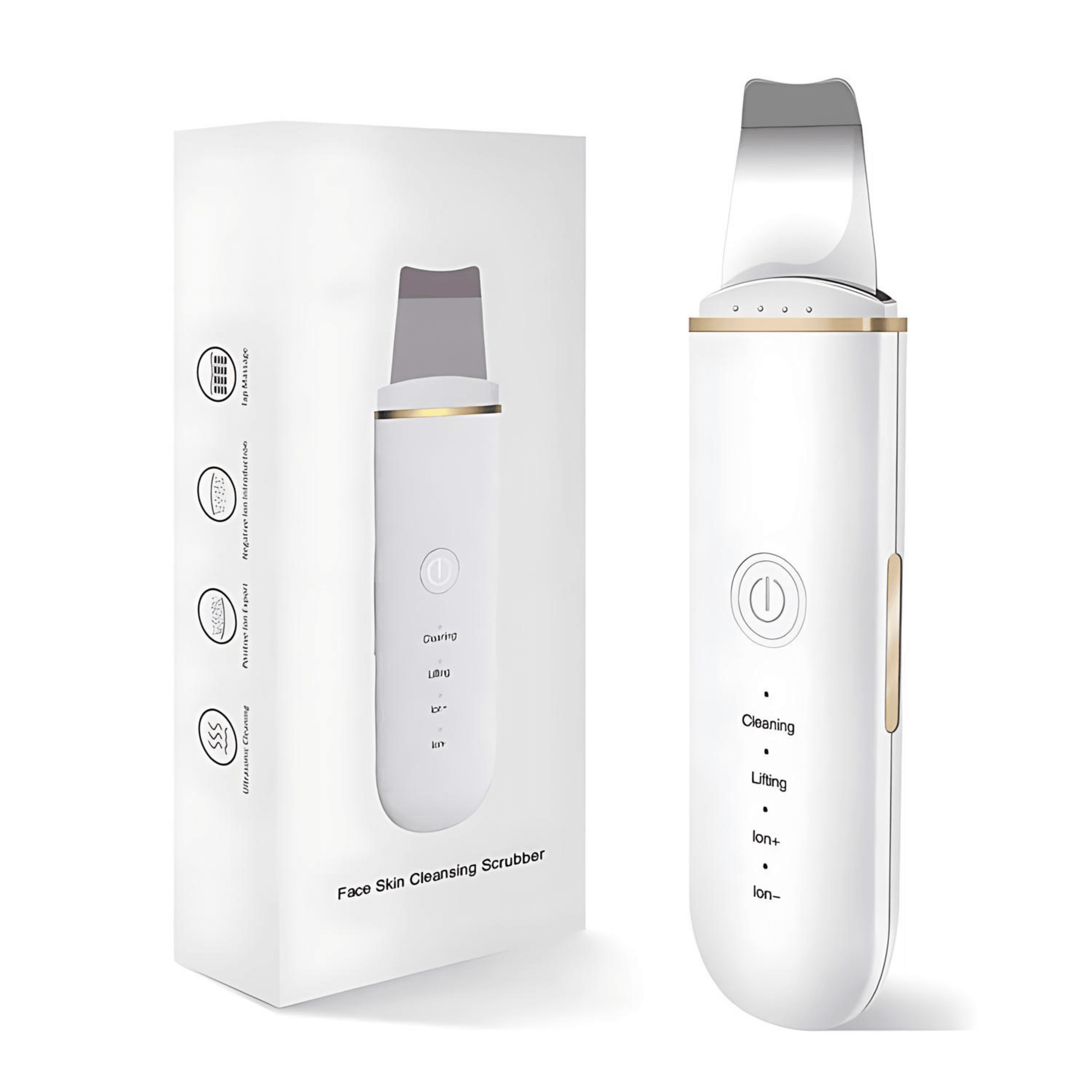 Esfoliador Ultrassônico de Pele: Removedor de Cravos e Limpador Facial com Cavitação - Neonex Store