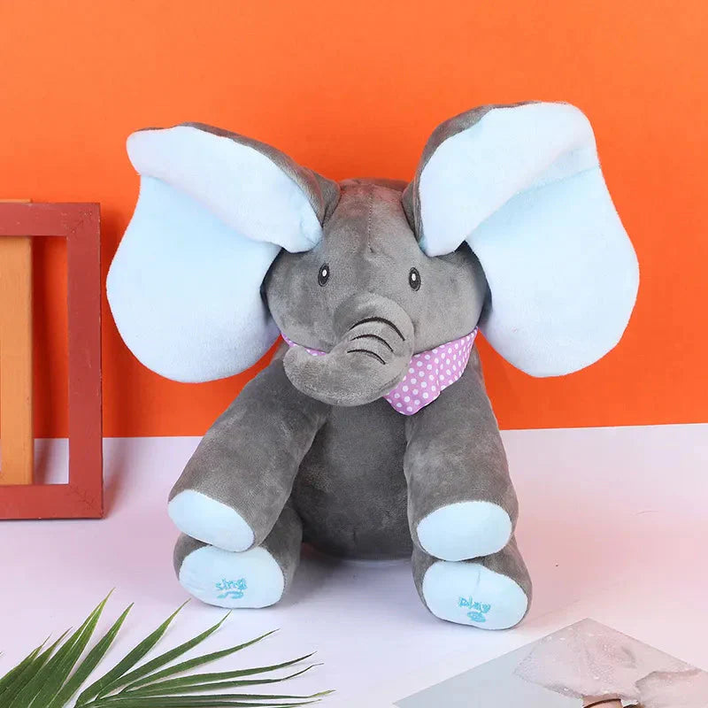 Elefante de Pelúcia que Canta e Interage - Neonex Store