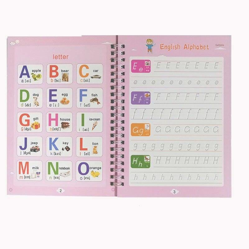 Caderno De Caligrafia Reutilizável - Neonex Store