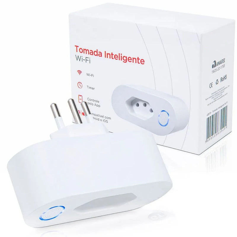 Tomada Inteligente Wi-Fi Liga e Desliga a Distância - Neonex Store