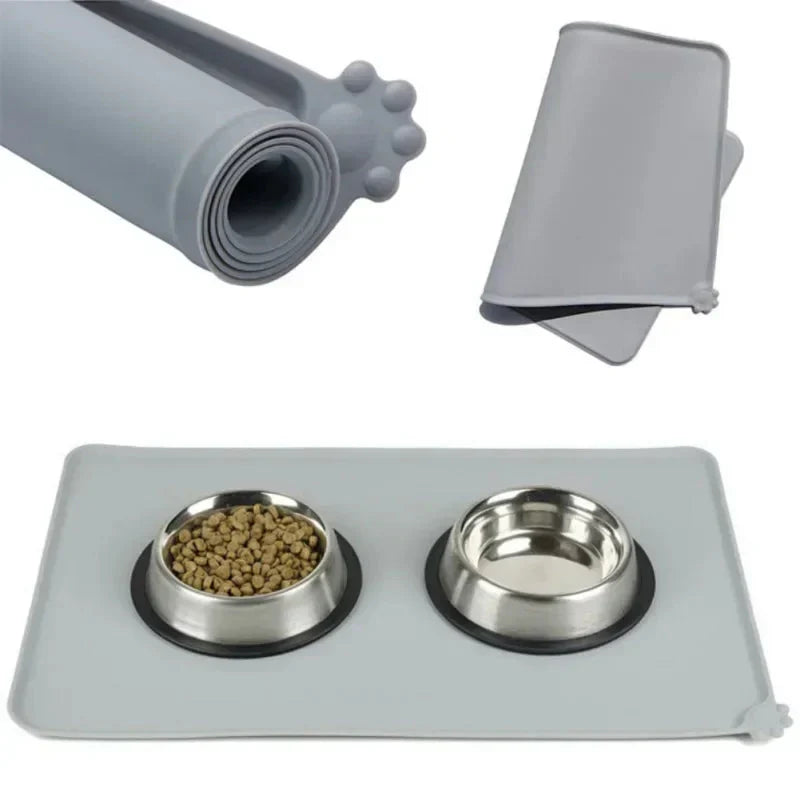 Tapete Antiderrapante Para Alimentação De Gato/Cachorro - Neonex Store