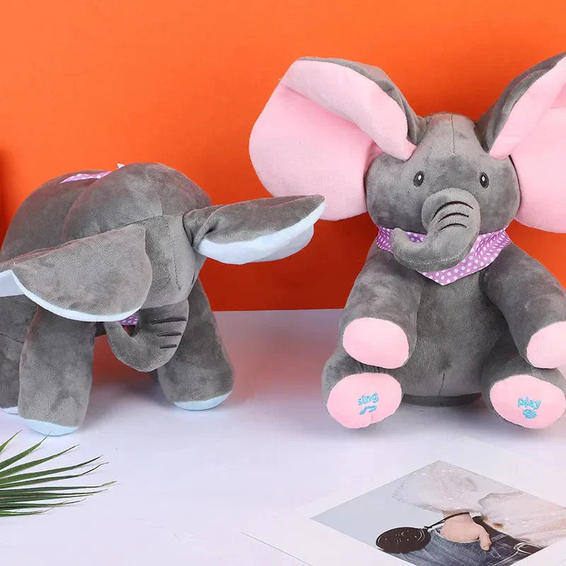 Elefante de Pelúcia que Canta e Interage - Neonex Store